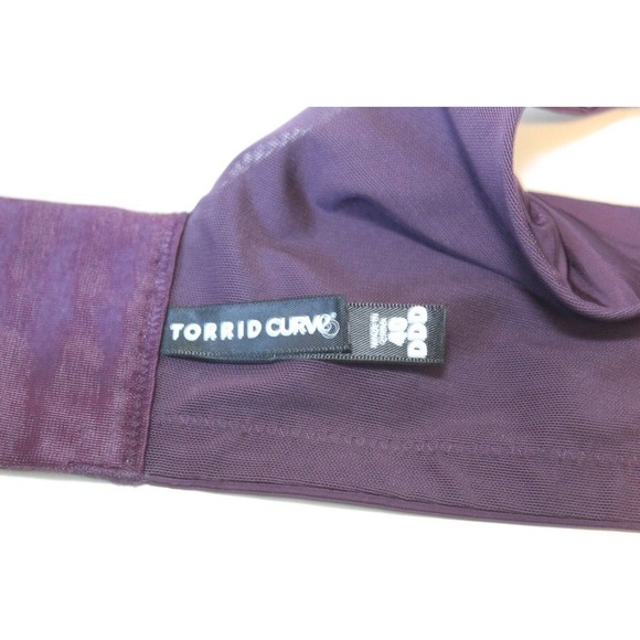 Torrid 360° Back Smoothing T-Shirt Bra Purple Women's Size 40DDD H14365 - Picture 9 of 10
